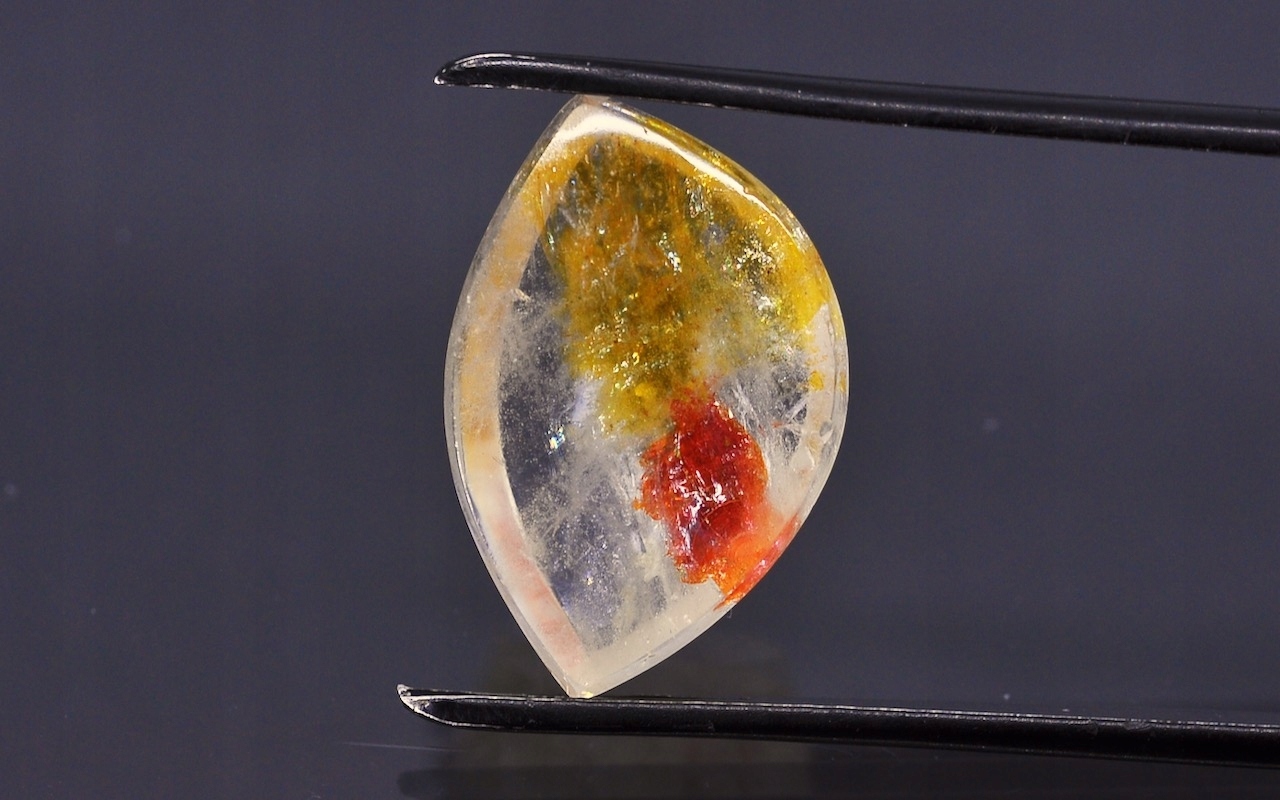 Křemen s řebříčkem konvexní nepravidelná dlaždice 21