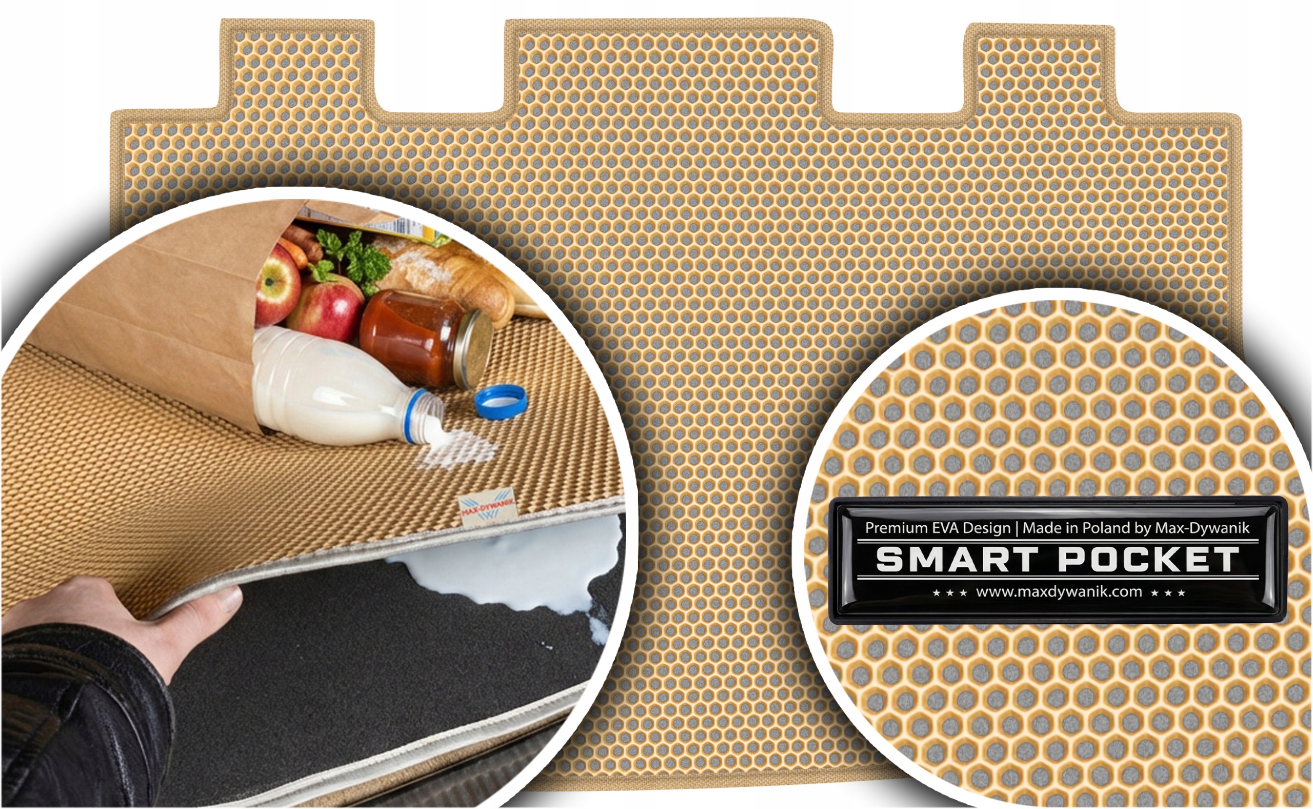 Hyundai Staria Van 9os 2022 Vložka do batožinového priestoru Eva Smart Pocket Béžová