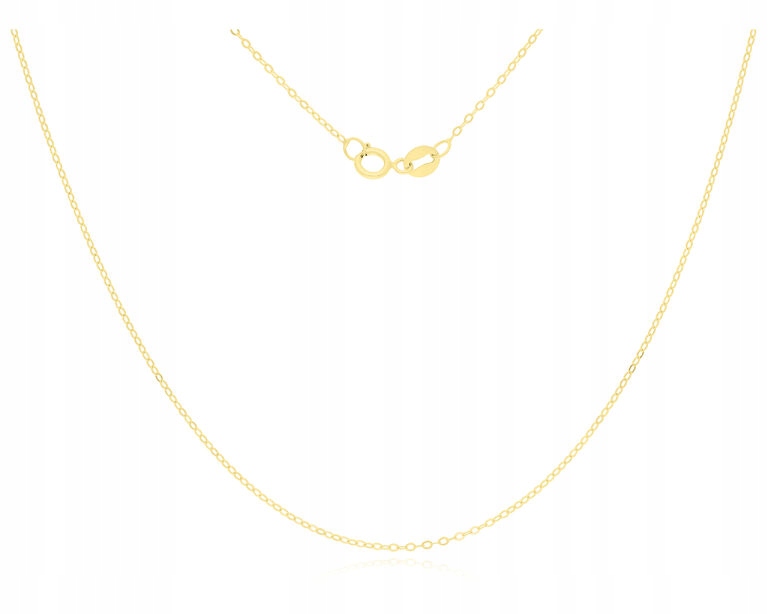 Zlatý Řetízek Dámský Splétaný Ankr Plná délka 45 cm, pr. 585