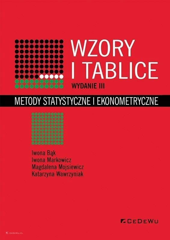 I Tablice.. Metody Statystyczne I.. W.3
