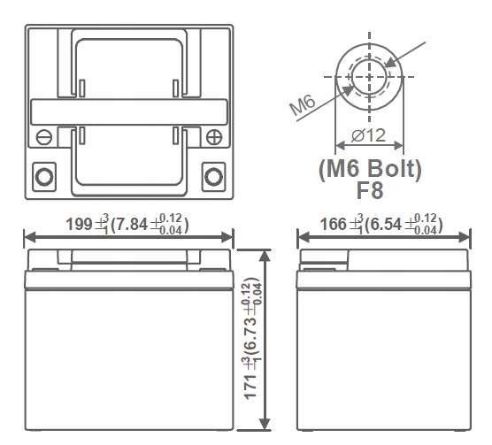 Akumulator MWP 40-12 AGM 12V 40Ah MW Power Stan opakowania oryginalne