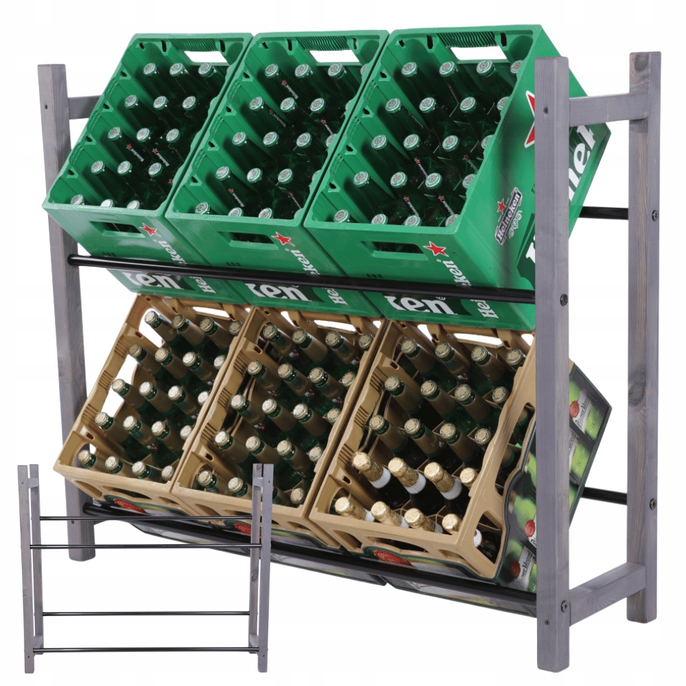 Stojan na nápoje, pivo, regál na transportéry, Kovové Tyče, Eko