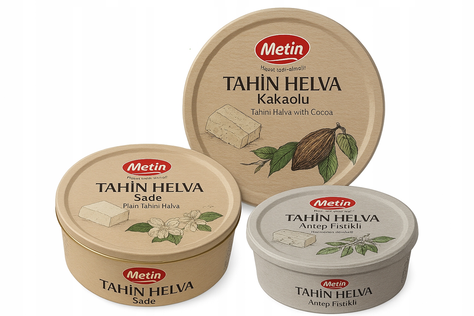 Sada Tři Poloviny V Konze Metin Pistácie Kakak Vanilka Turecká Chalva