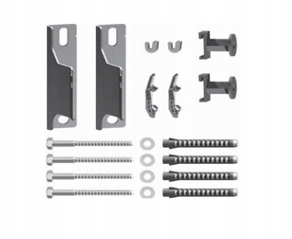 

Wieszaki kątowe krótkie uniwersalne Kermi