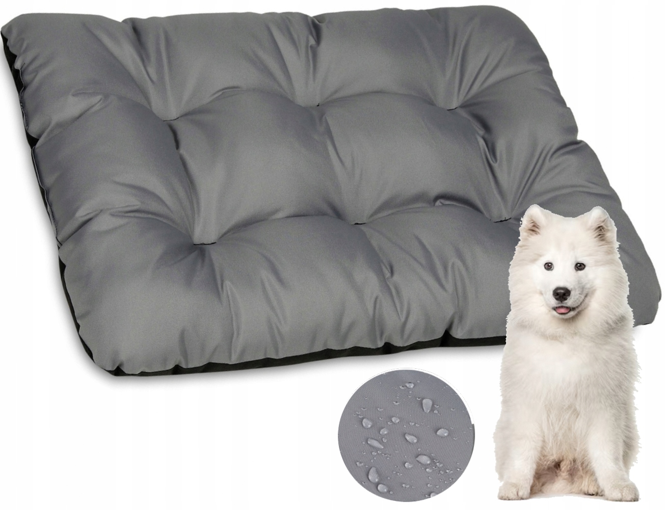 Levně Pro psa Pelíšek kočka polštář 70x50 cm ocel