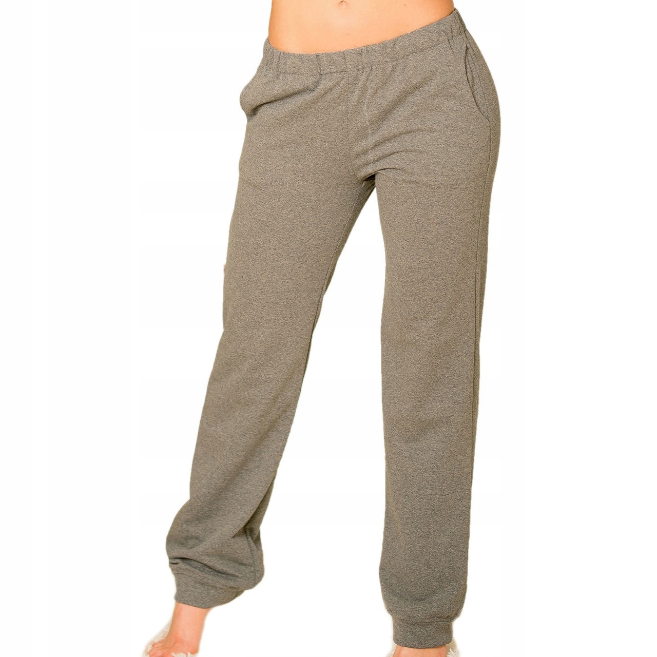 Dámské Kalhoty Fogo XXL 2XL Šedá Teplákovka tepláková souprava z bavlny s dlouhými kapsami