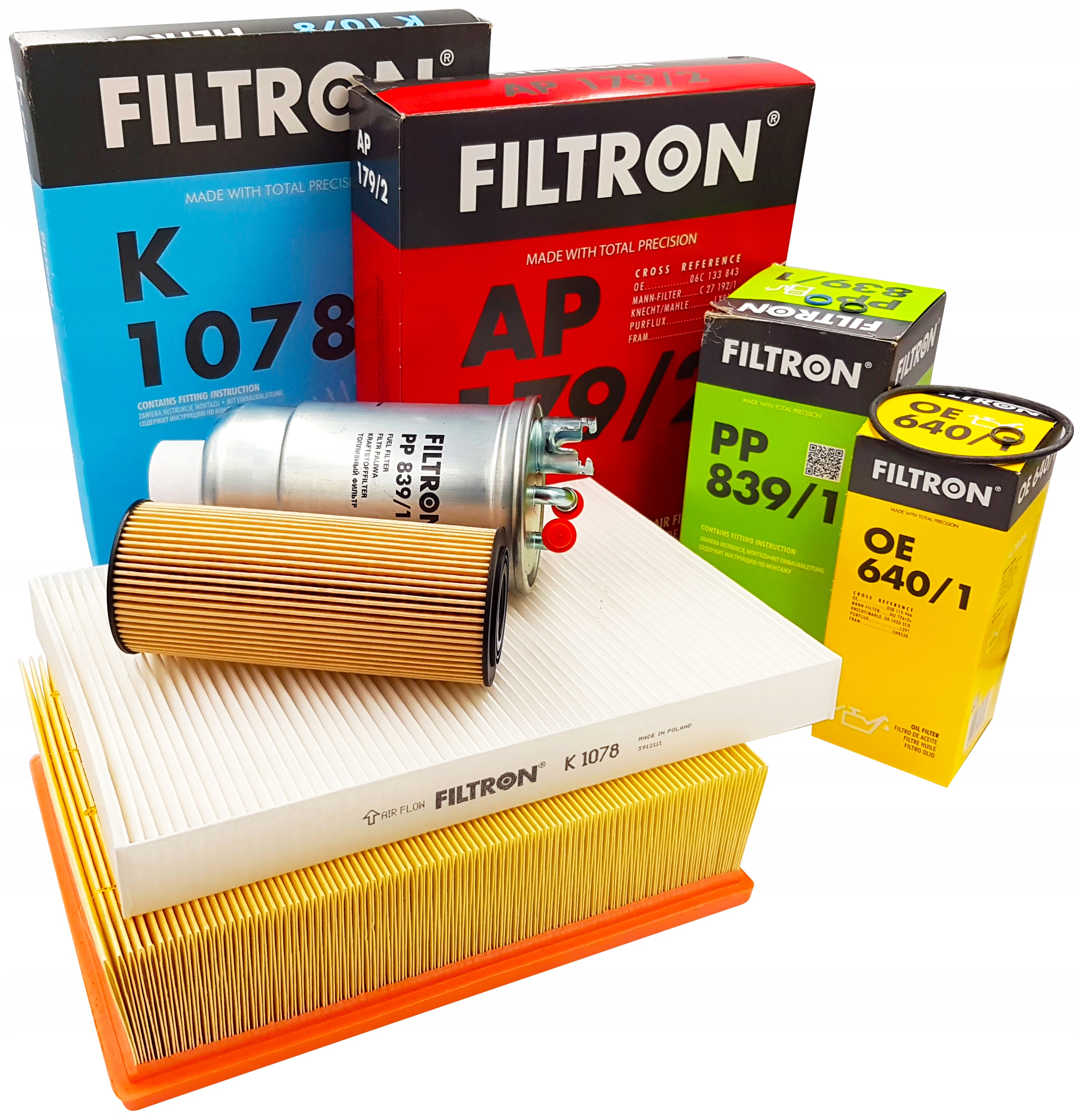 

Zestaw Filtrów Filtron Audi A4 B6 1.9 Tdi 2.0 Tdi