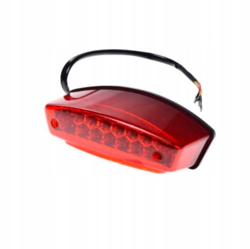 Lampa Tylna Tył Do Quada Uniwersalna Atv Led Czerwona Stop Tablica