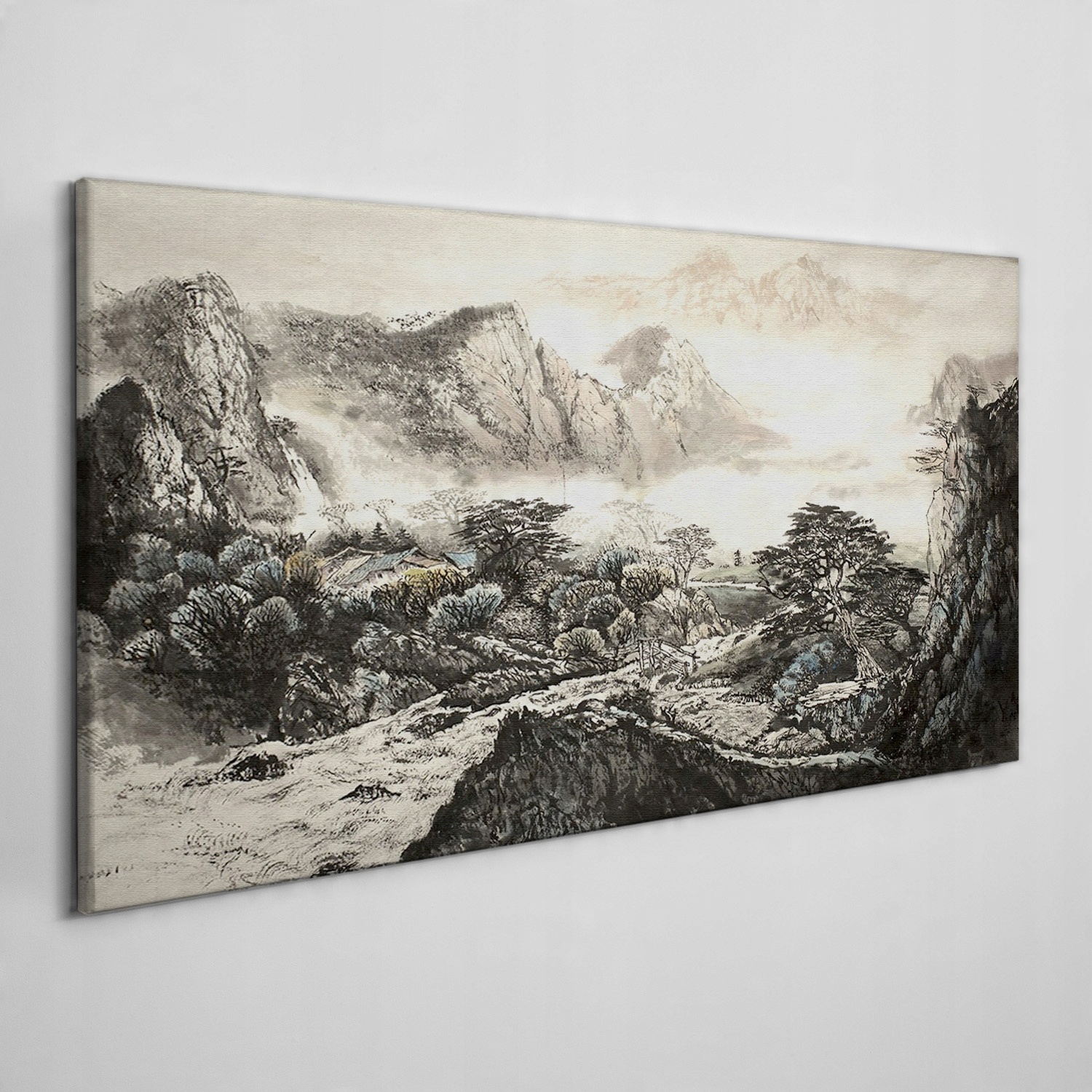

Płótno obraz na ścianę Góry chiny drzewa 140x70 cm