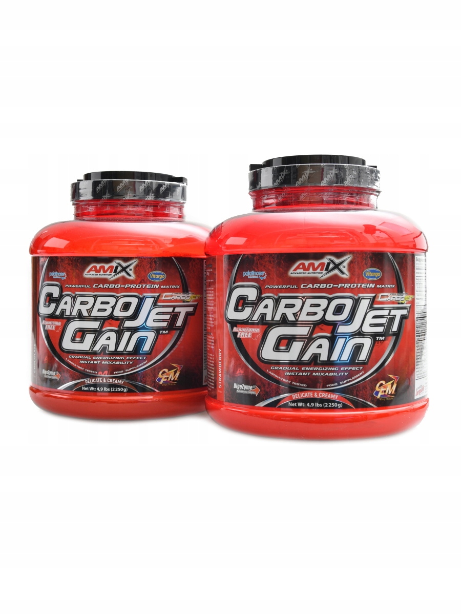 Amix CarboJet gain 2 x 2250g mix 2 chutí Duopack