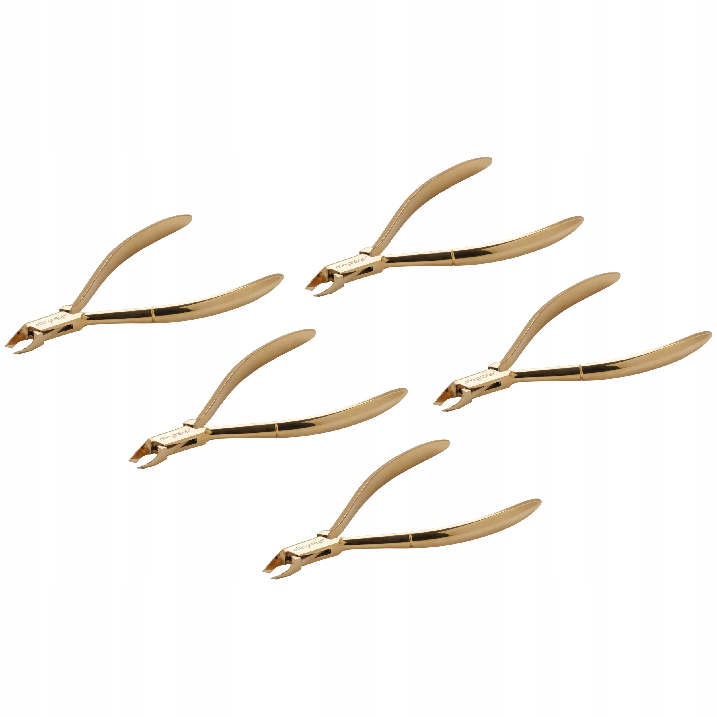 Jednopružinové kleště na kůži Zlaté 5 mm Premium Ostré 5 ks Aba Group 1130