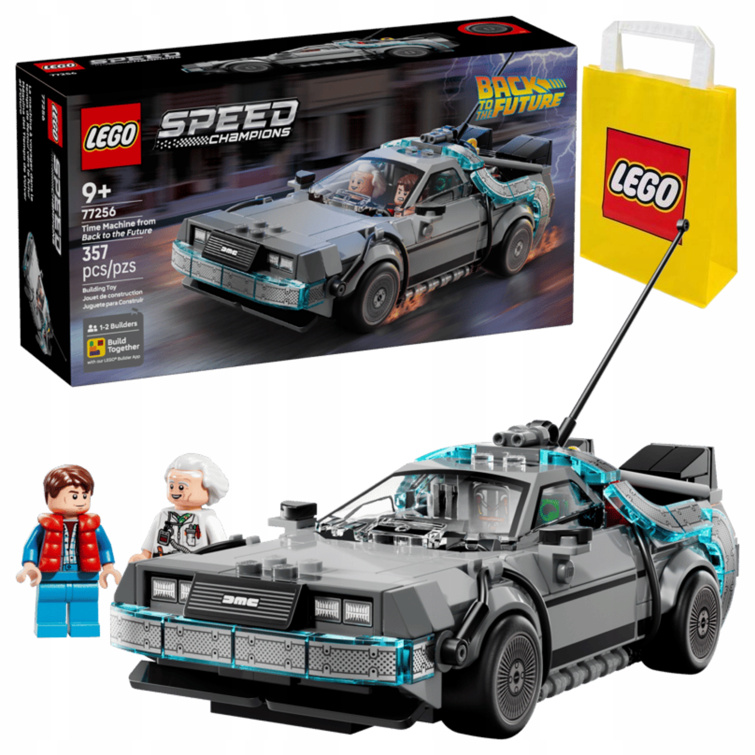 Lego 77256 Speed Champions Stroj času s „Návratem do budoucnosti“ Taška
