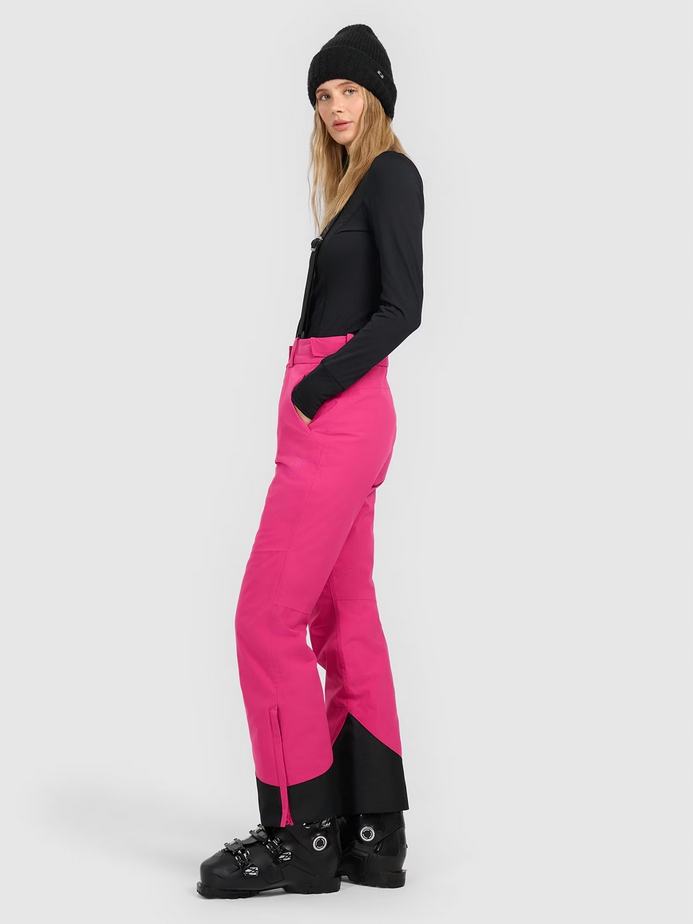 4F Spodnie Damskie narciarskie z membraną 10000 Fuksja rozmiar L