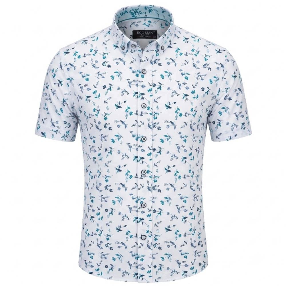 Ego Man košile pánská EKS-128-1 krátký rukáv slim fit XXL