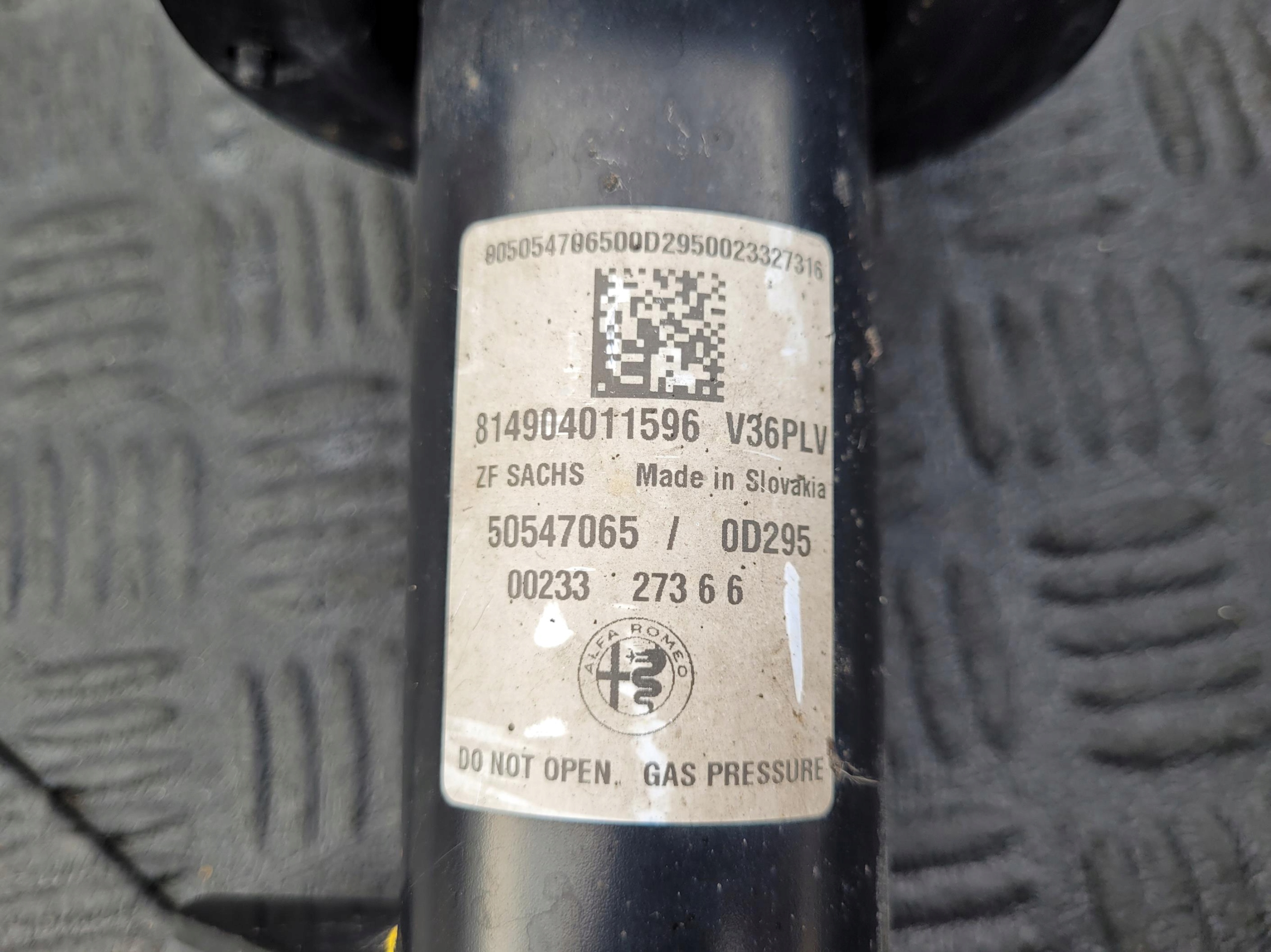 shock absorber front front right 50547064 ALFA ROMEO GIULIA 2.2 D M-JET