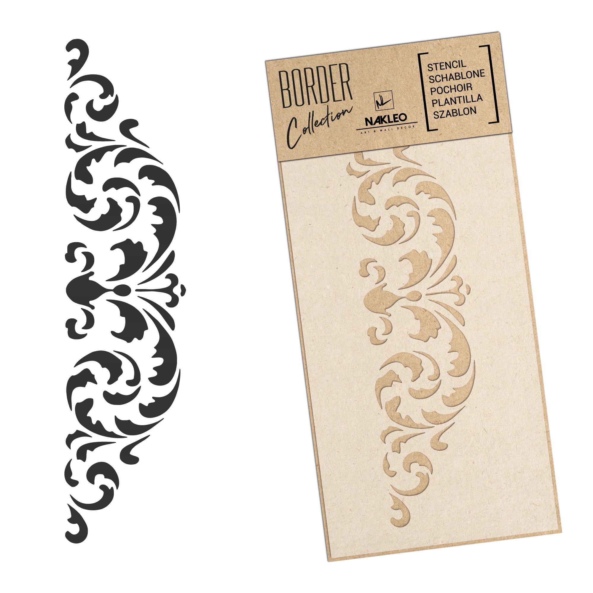 

Szablon Malarski // 21x45 // Bordiura // Ornament