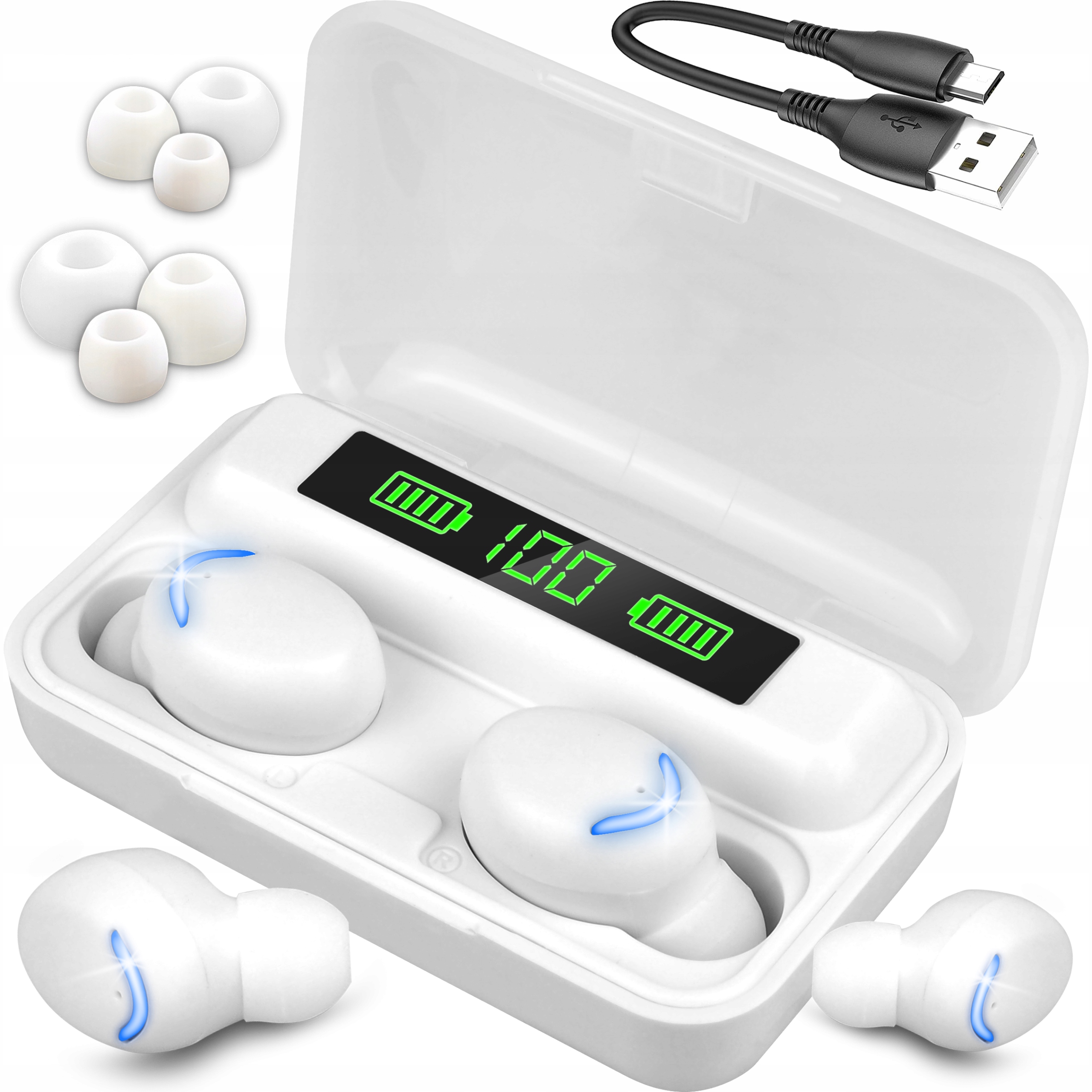 

Słuchawki Bezprzewodowe Bluetooth 5.1 Powerbank