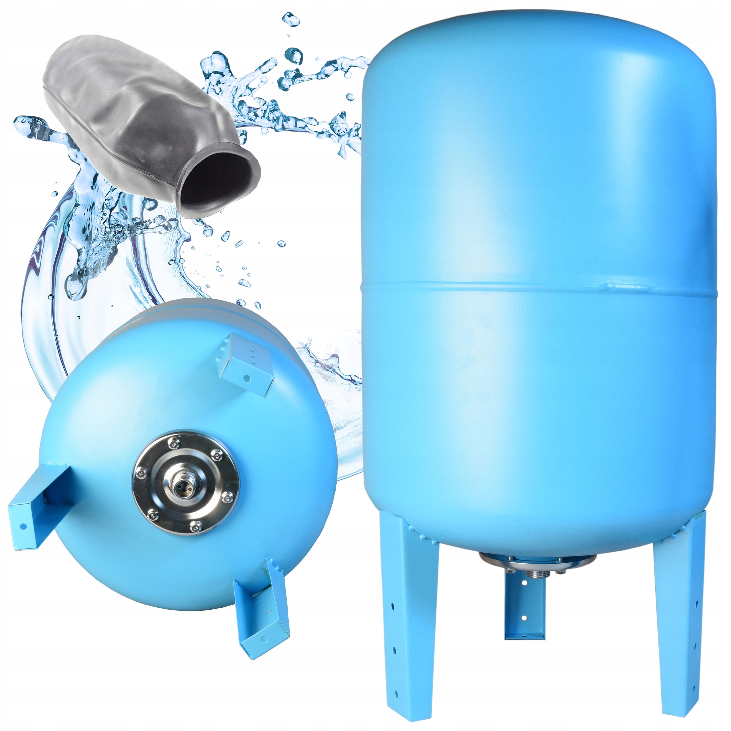 Hydroforová Vertikálna Nádržka 80 L Membránová Hydrofor na vodu Stal Pion 80 L