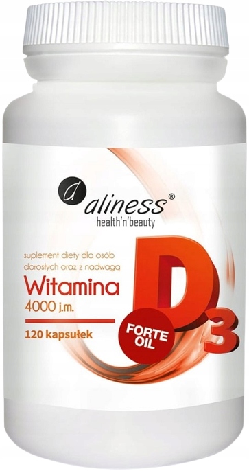 

Aliness Witamina D3 Forte Oil 4000 120 caps.