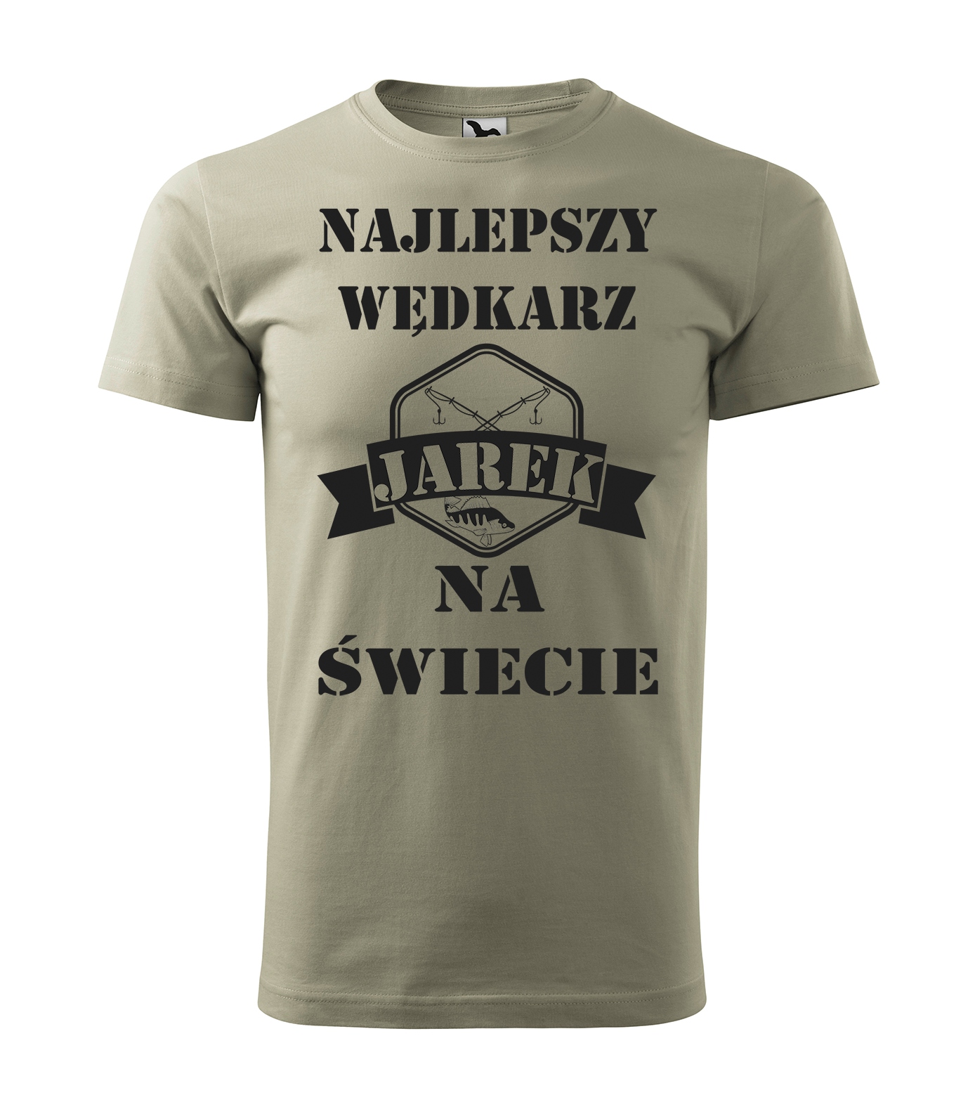 

Koszulka dla Wędkarza Prezent z imieniem Hit r L