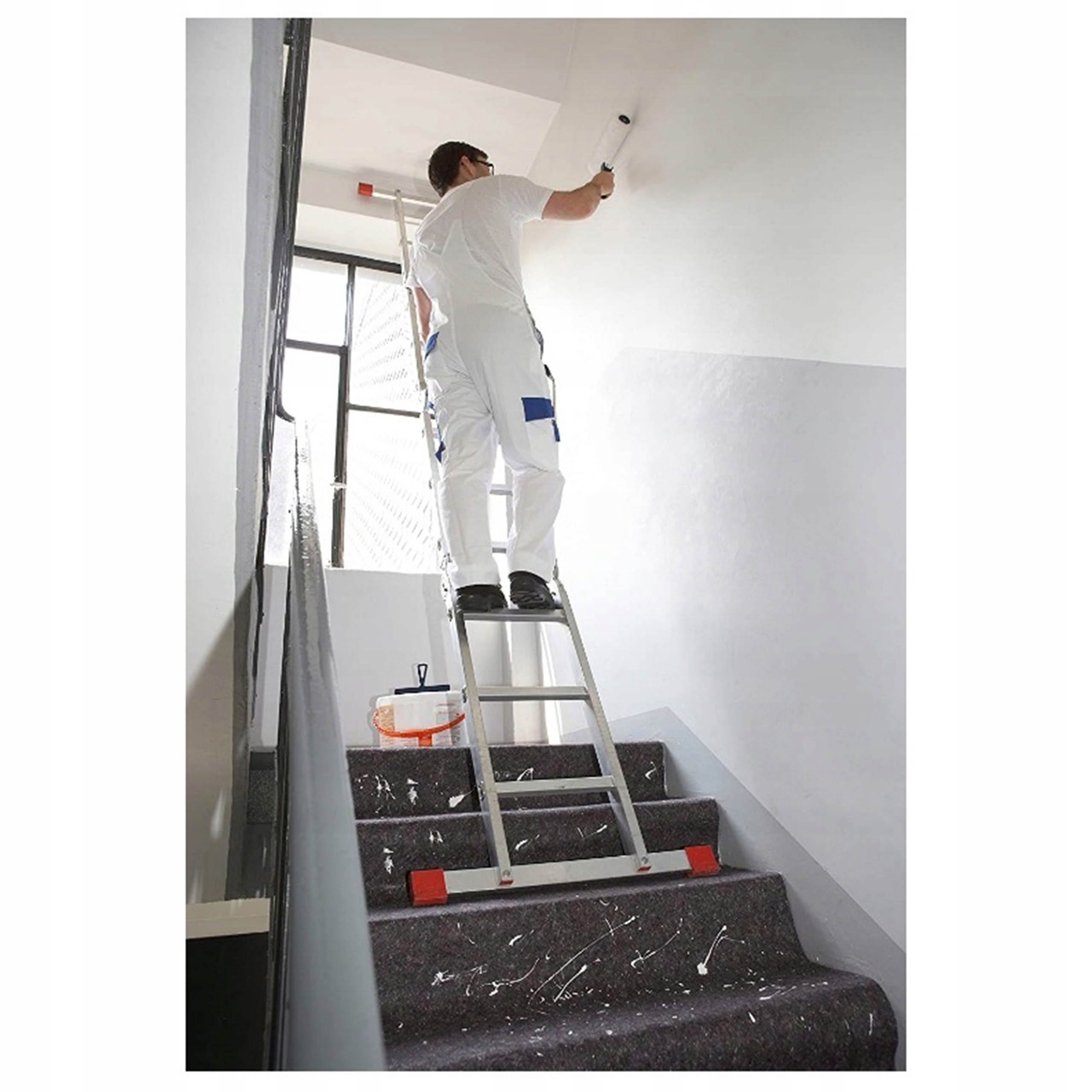 MATA MALARSKA Ochronna FILCOWA Z FOLIĄ FILC Budowlany Folia ROLKA 1 x 10 m Długość 10 m