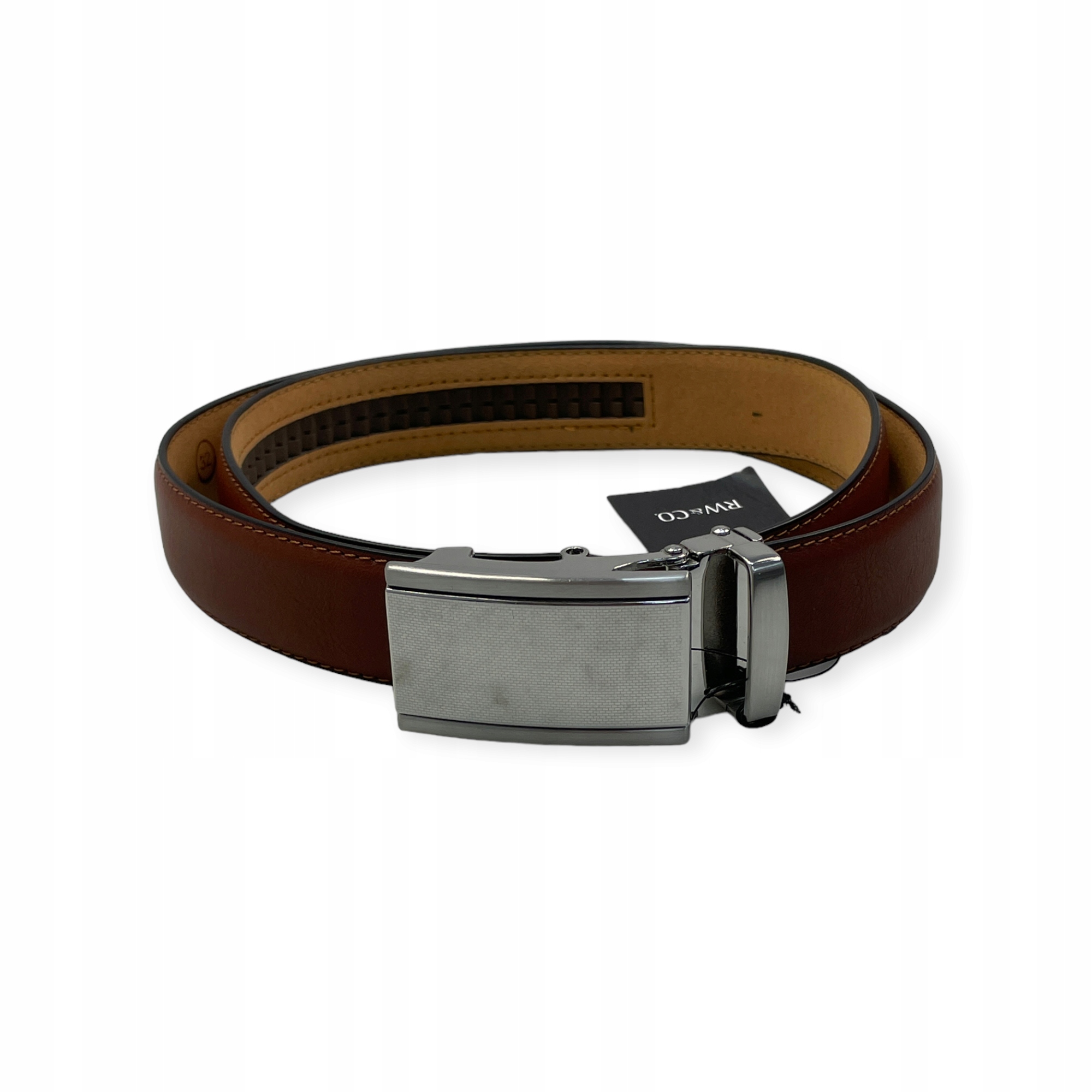 Pánský hnědý pásek ke kalhotám Rw&co 36