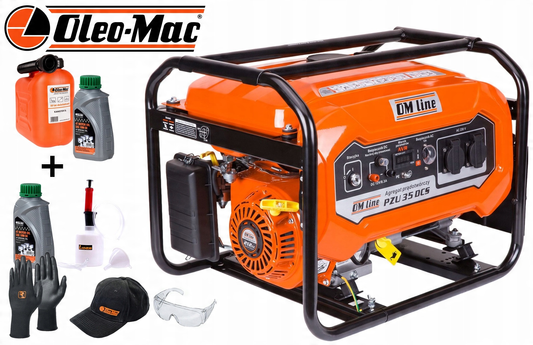 

Agregat Prądotwórczy Oleo-mac Pzu 35 Dcs 2,8 kW