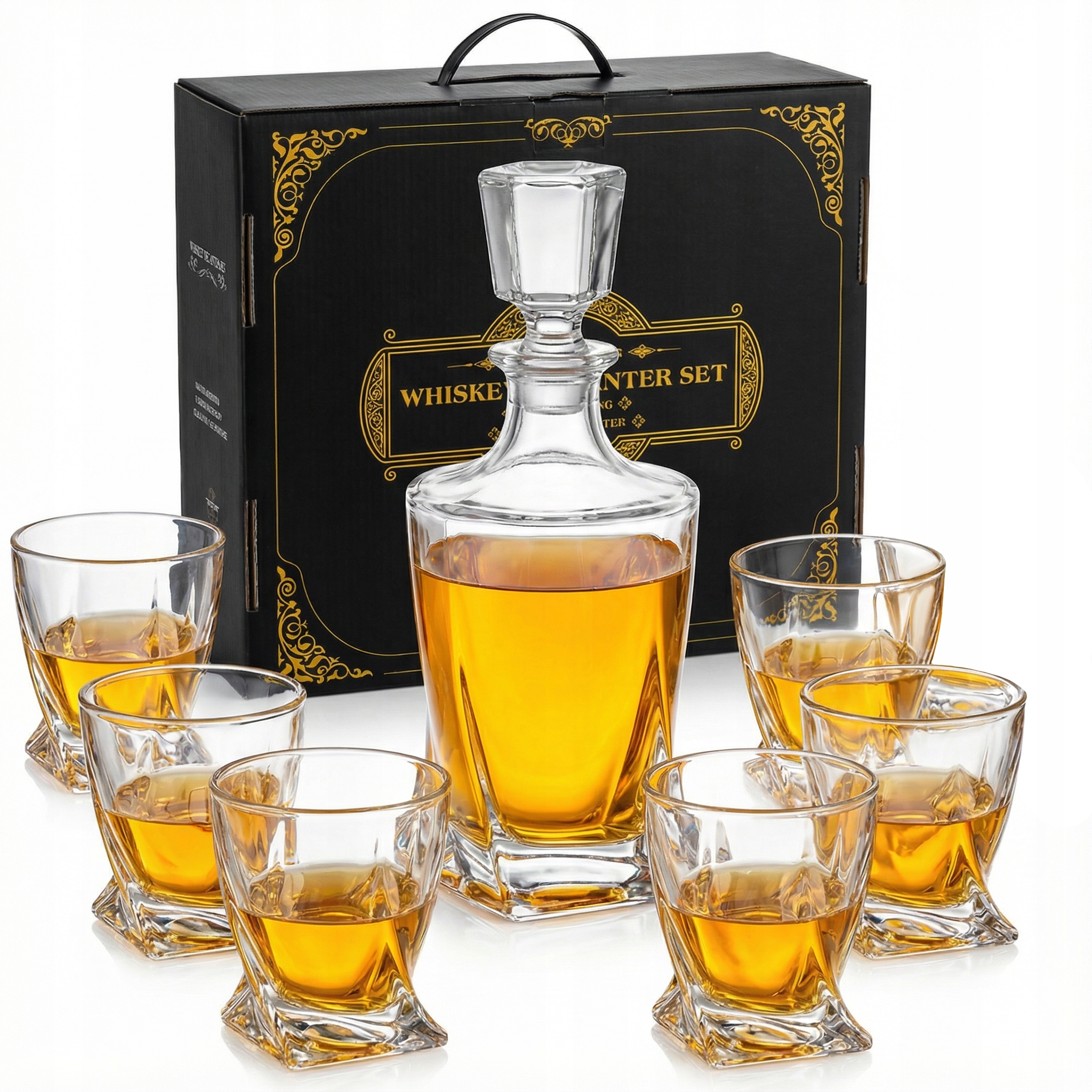 Sada na whisky drinků karafa jako dárek pro muže, chlapa, 6 sklenic