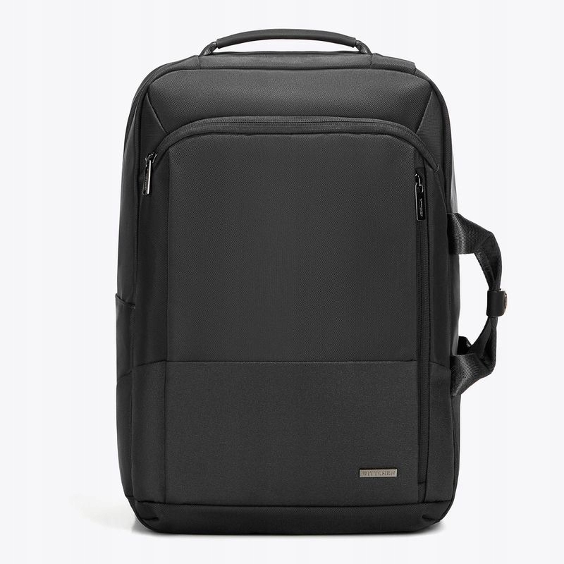 Wittchen Plecak Miejski Wielofunkcyjny Do Samolotu 2w1 Torba Laptopa Czarny