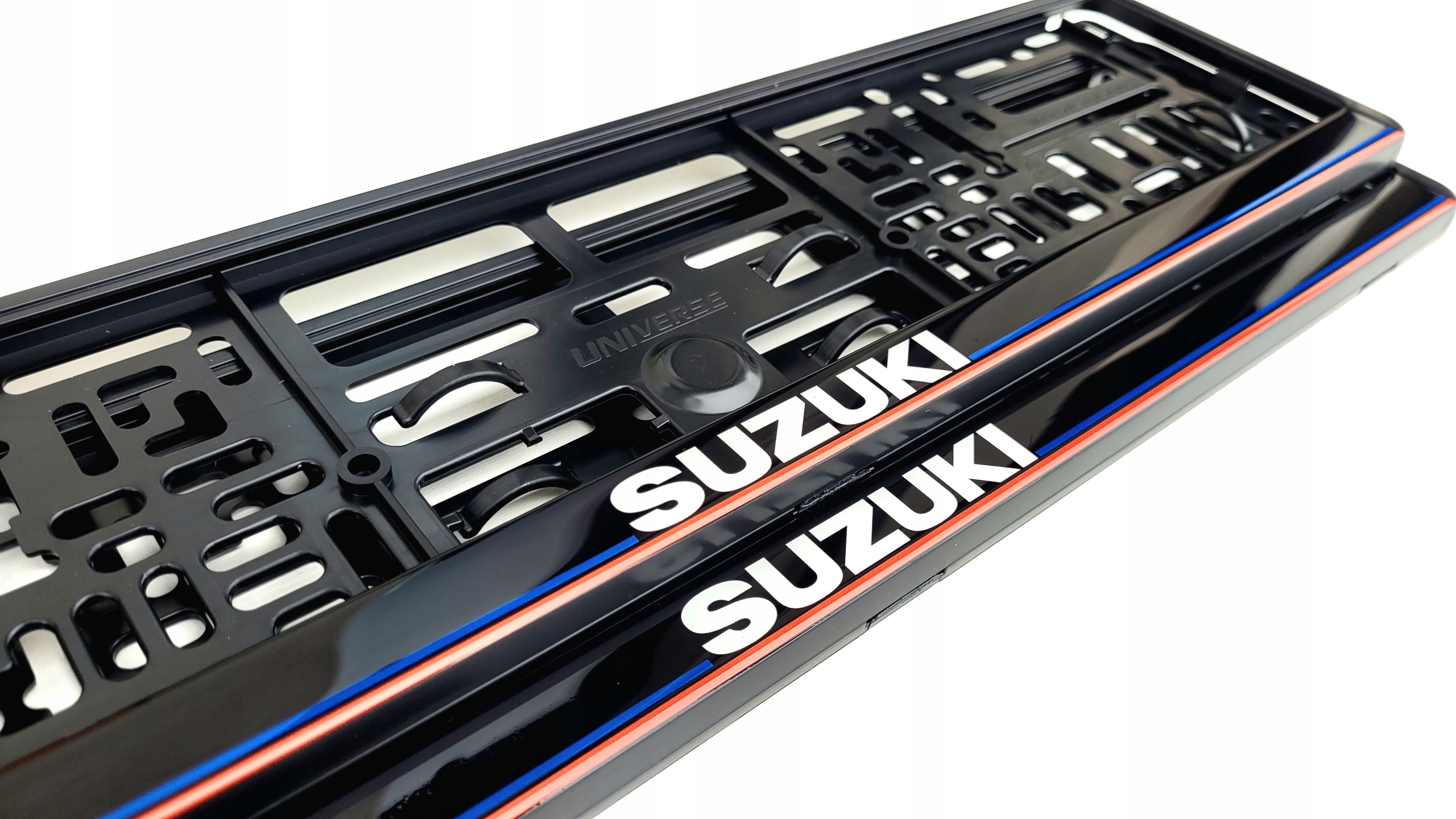 Ramki do tablic rejestracyjnych Suzuki Żelowe 2 sztuki
