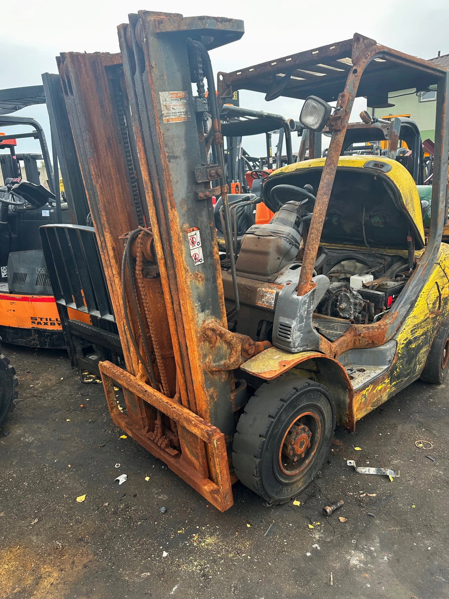 maszt Triplex KOMATSU FG FD części wózek widłowy Marka wózka Komatsu