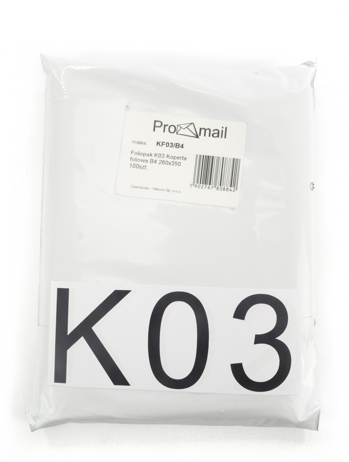 

Foliopaki K03 Koperty foliowe B4 260x350mm 100szt.