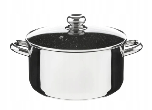 Hrniec s pokrievkou Kolimax Cerammax Pre Štandard granit čierny, 26 cm, 6,5 l