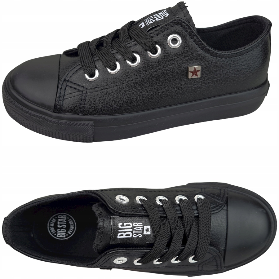 

Trampki Big Star dziecięce buty czarne FF374304 28