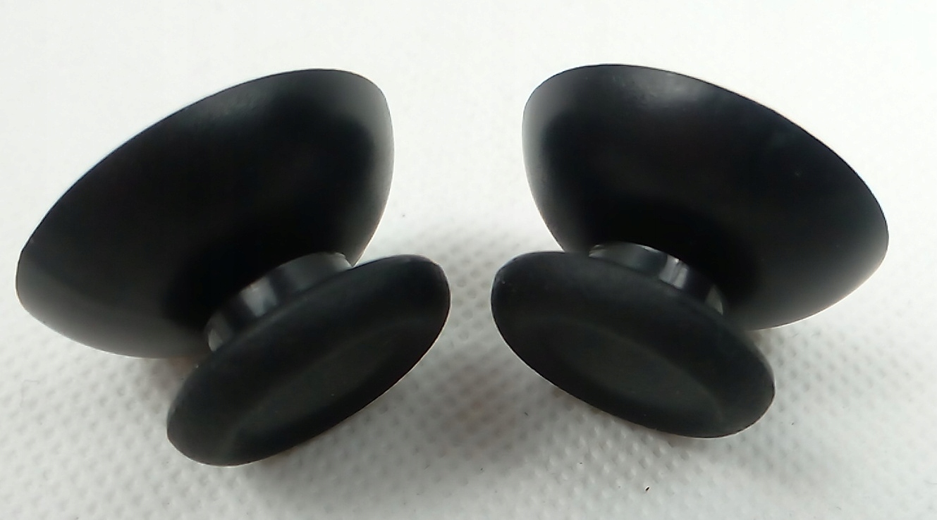 2szt ANALOG GRZYBEK GAŁKA DRĄŻĘK do PADA PS4 NOWE Kolor czarny