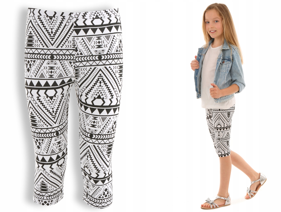 

Legginsy 3/4, getry Nadruki 140 Kropek 016