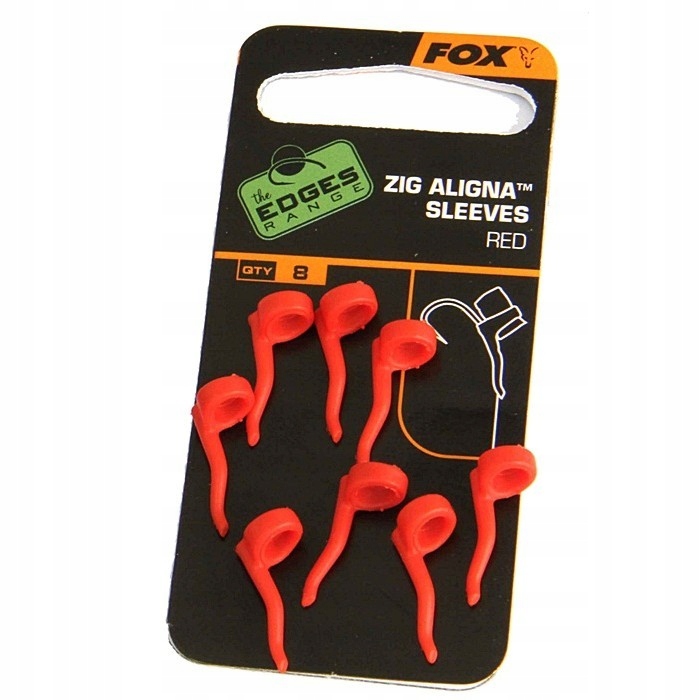 Fox Zig Aligna Sleeves x 8 red