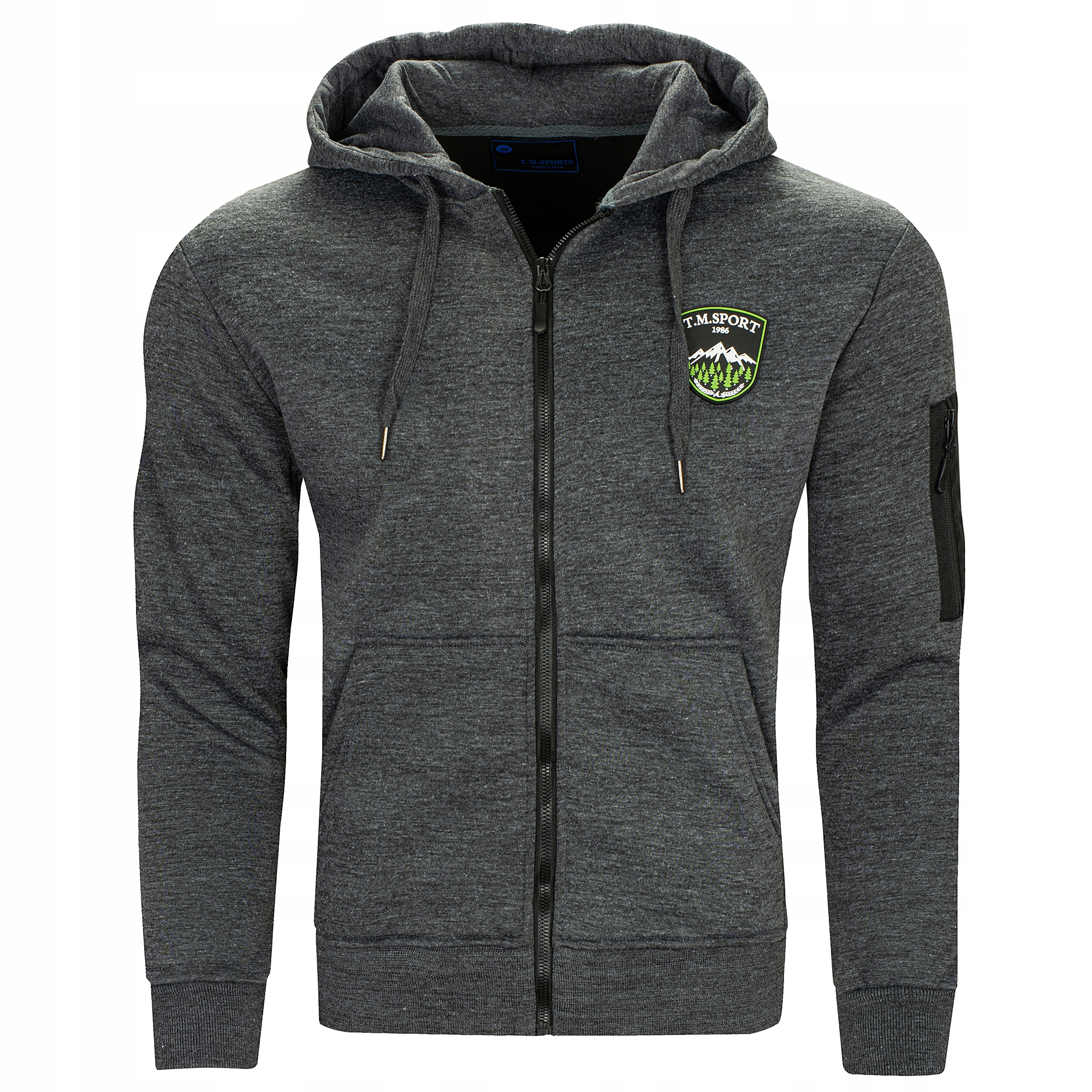 TM12 roz. XL ROZPINANA BLUZA MĘSKA Z KAPTUREM