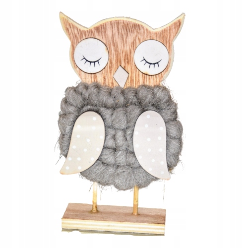 

Figurka Sowa Duża Szara 19CM