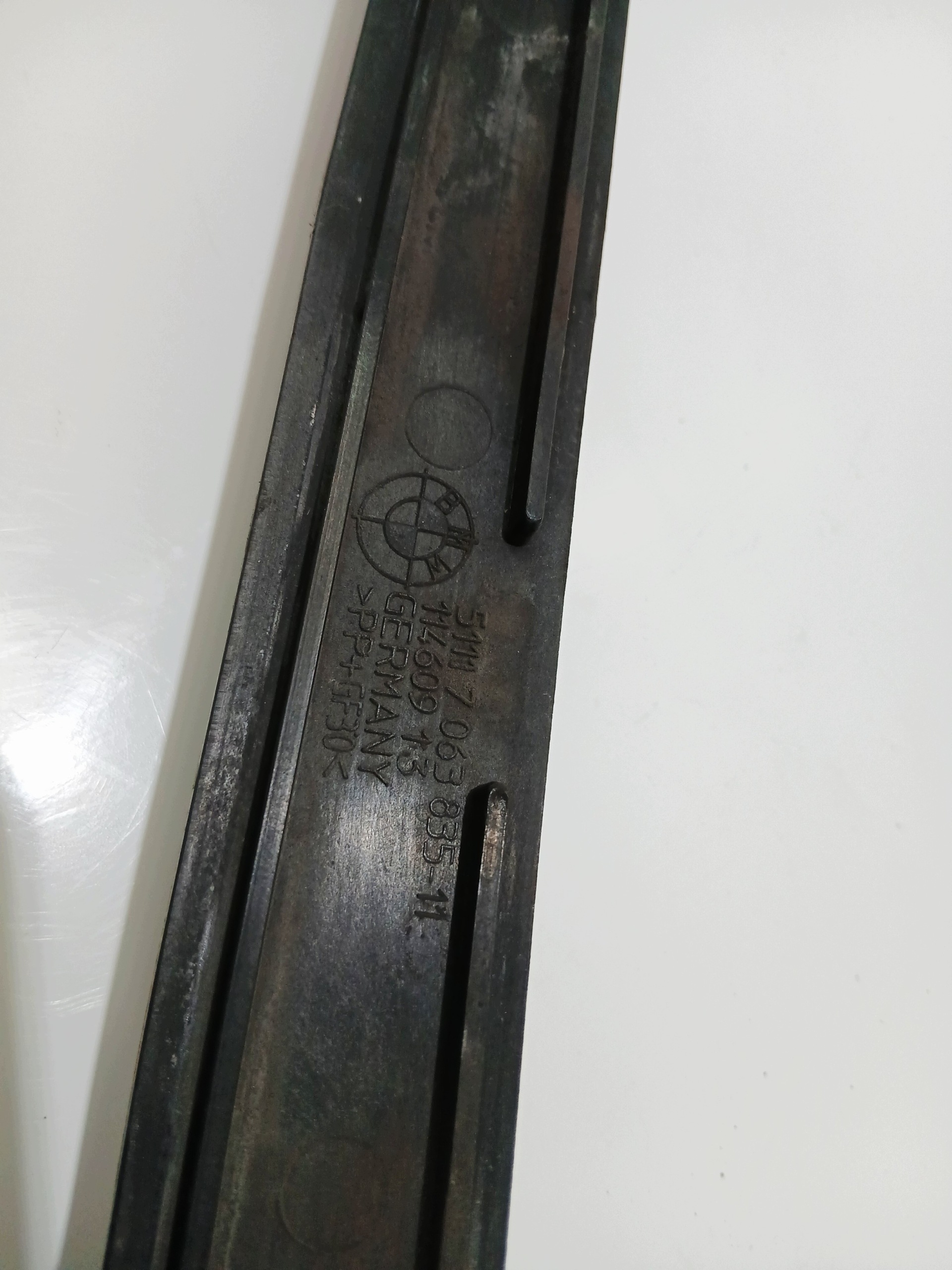BMW E60 copertura grembialina modanatura paraurti anteriore LIFT M PAKIET 7063835