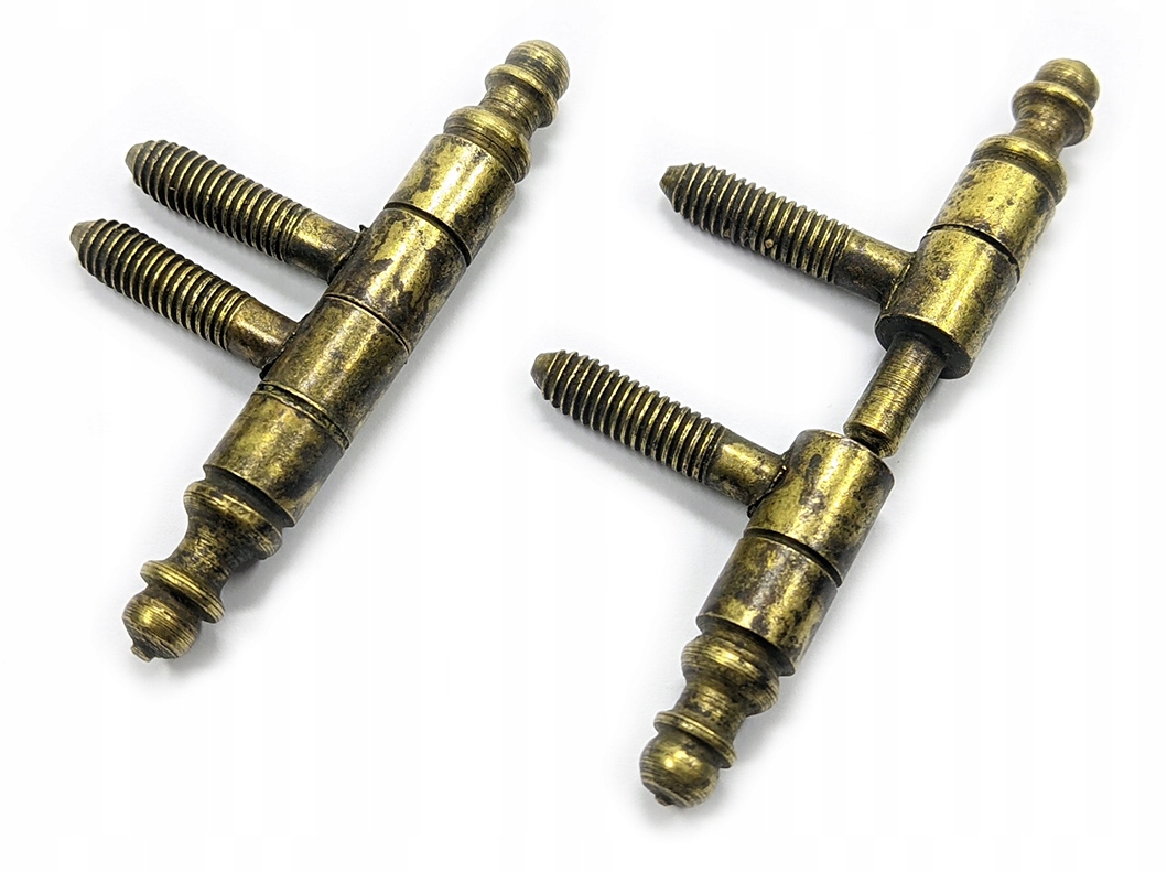 

2 x Zawias Meblowy Trzpieniowy Ozdobny Retro 9x66