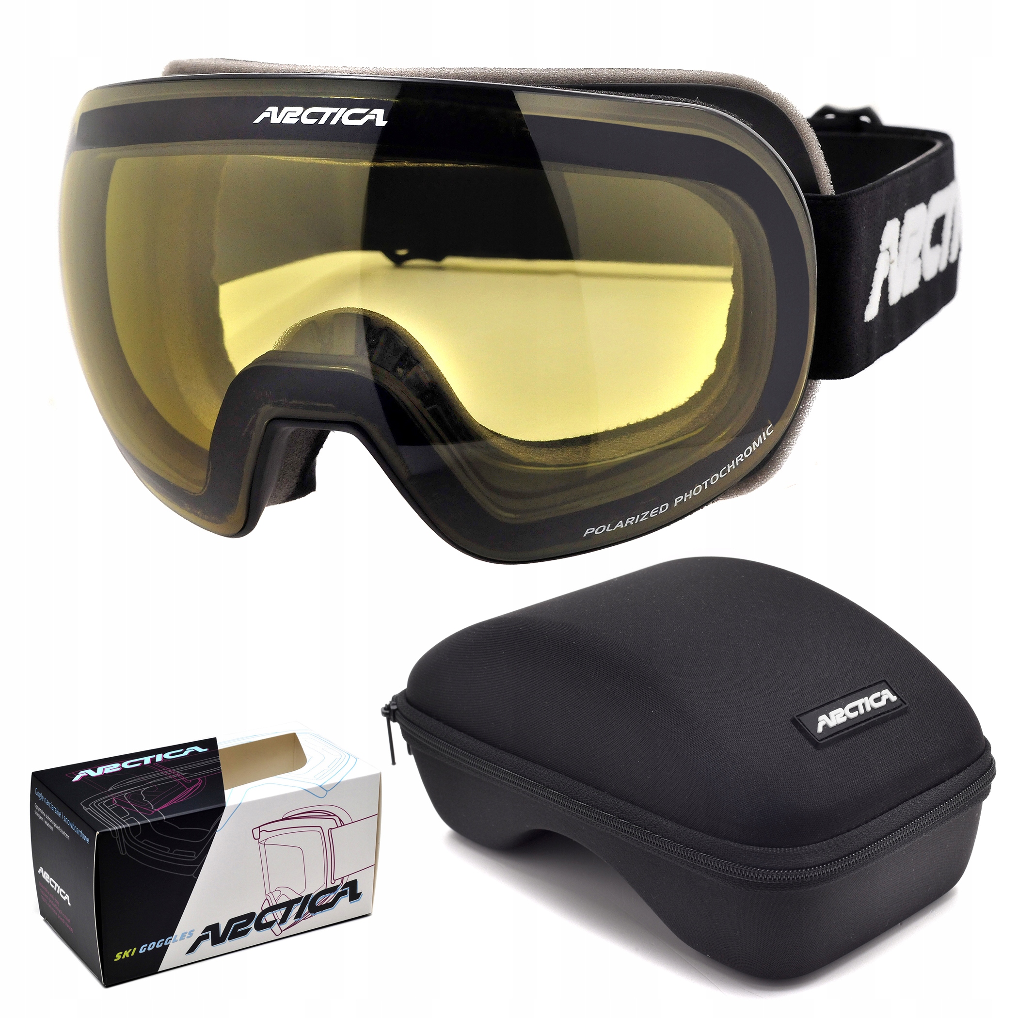 Lyžařské Brýle Arctica G-104FP Na Brýle Fotochromatické Polarizace Pouzdro