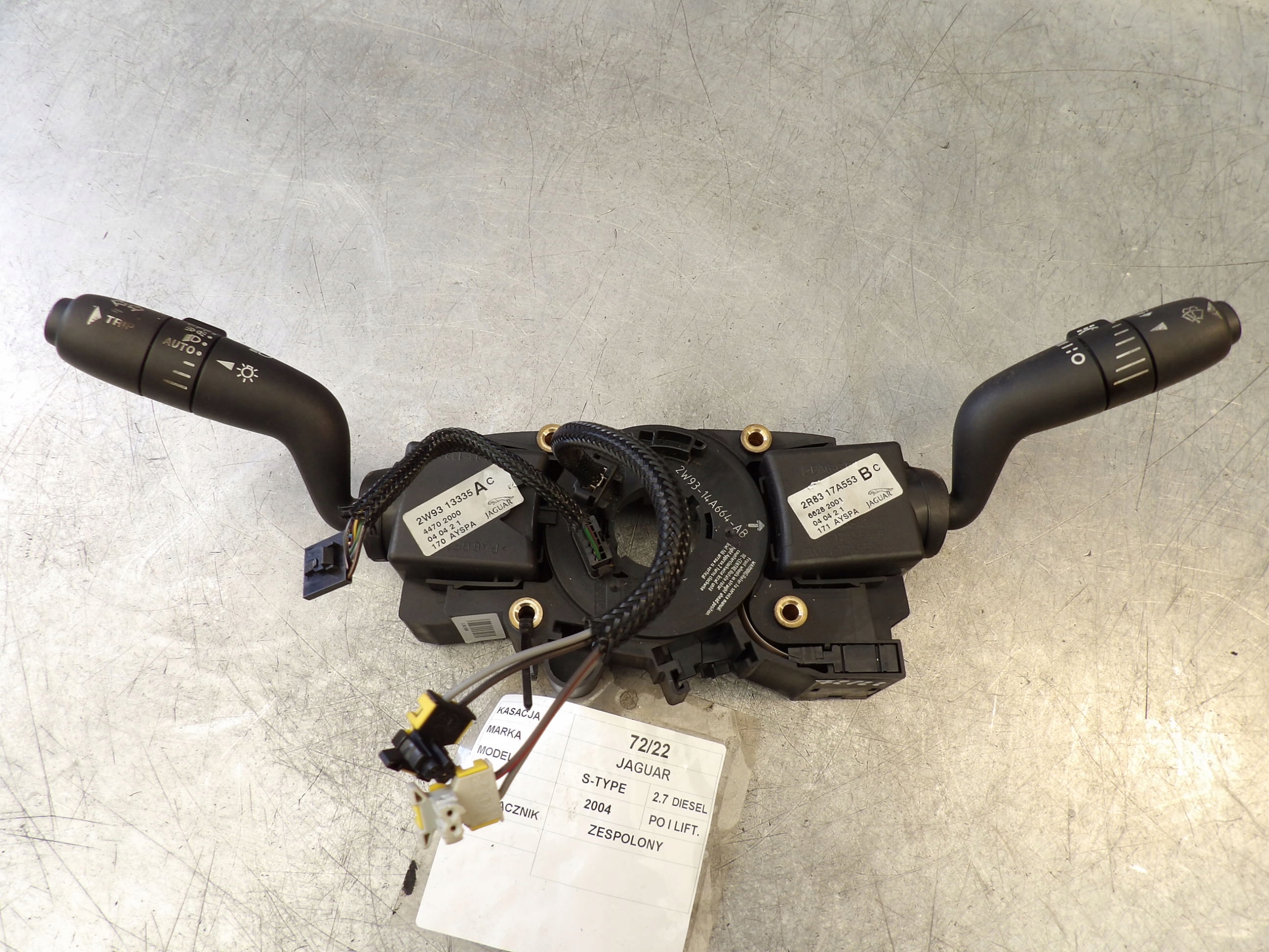 Commodo essuie glace Jaguar S-TYPE 2R8317A553