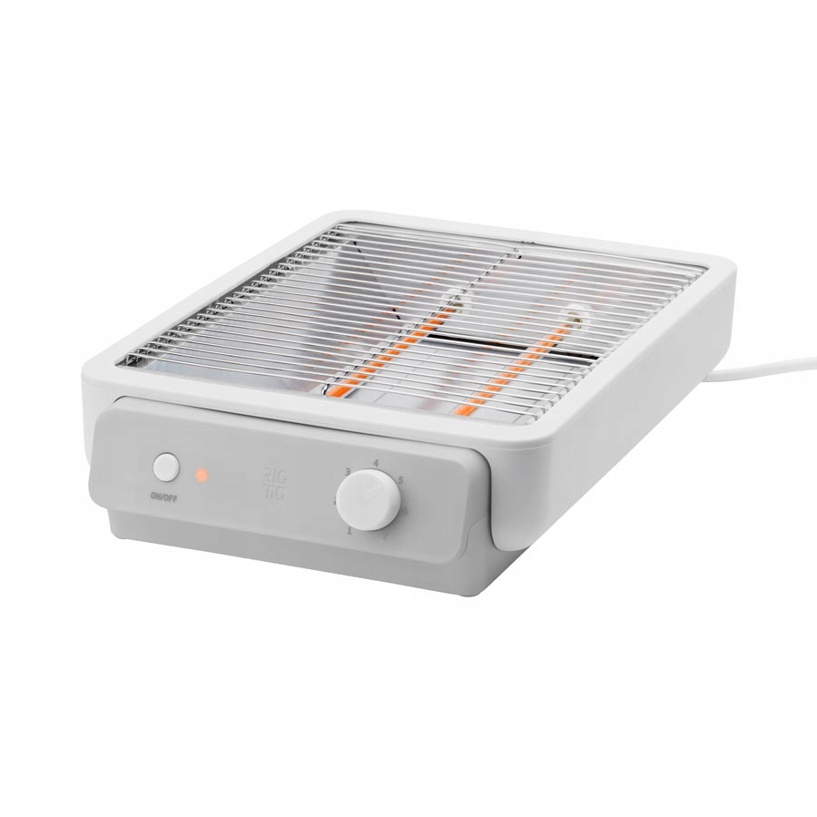 Toster biało-szary Foodie Rig-Tig