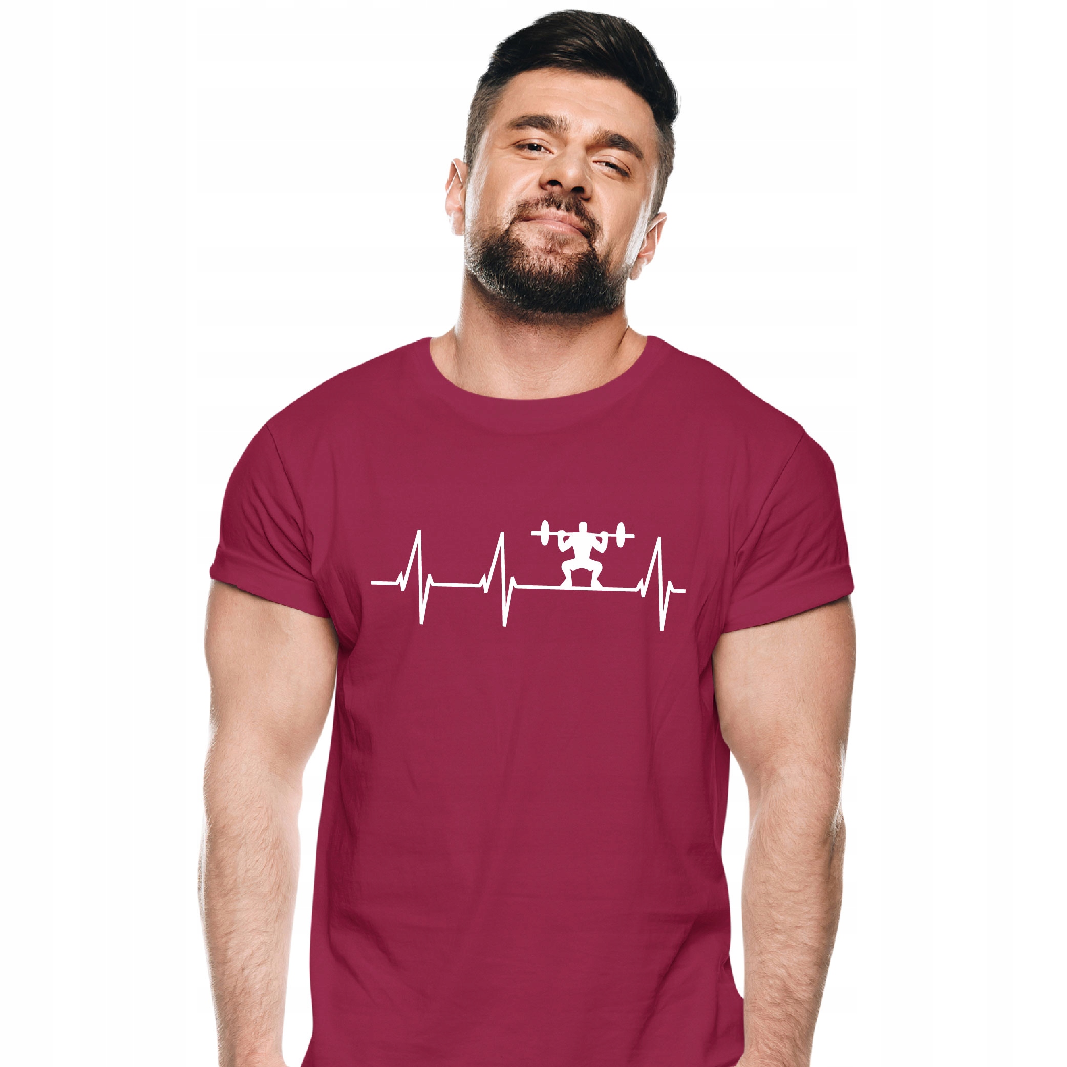 

Koszulka Tshirt Siłownia Linia Życia Strongmanm