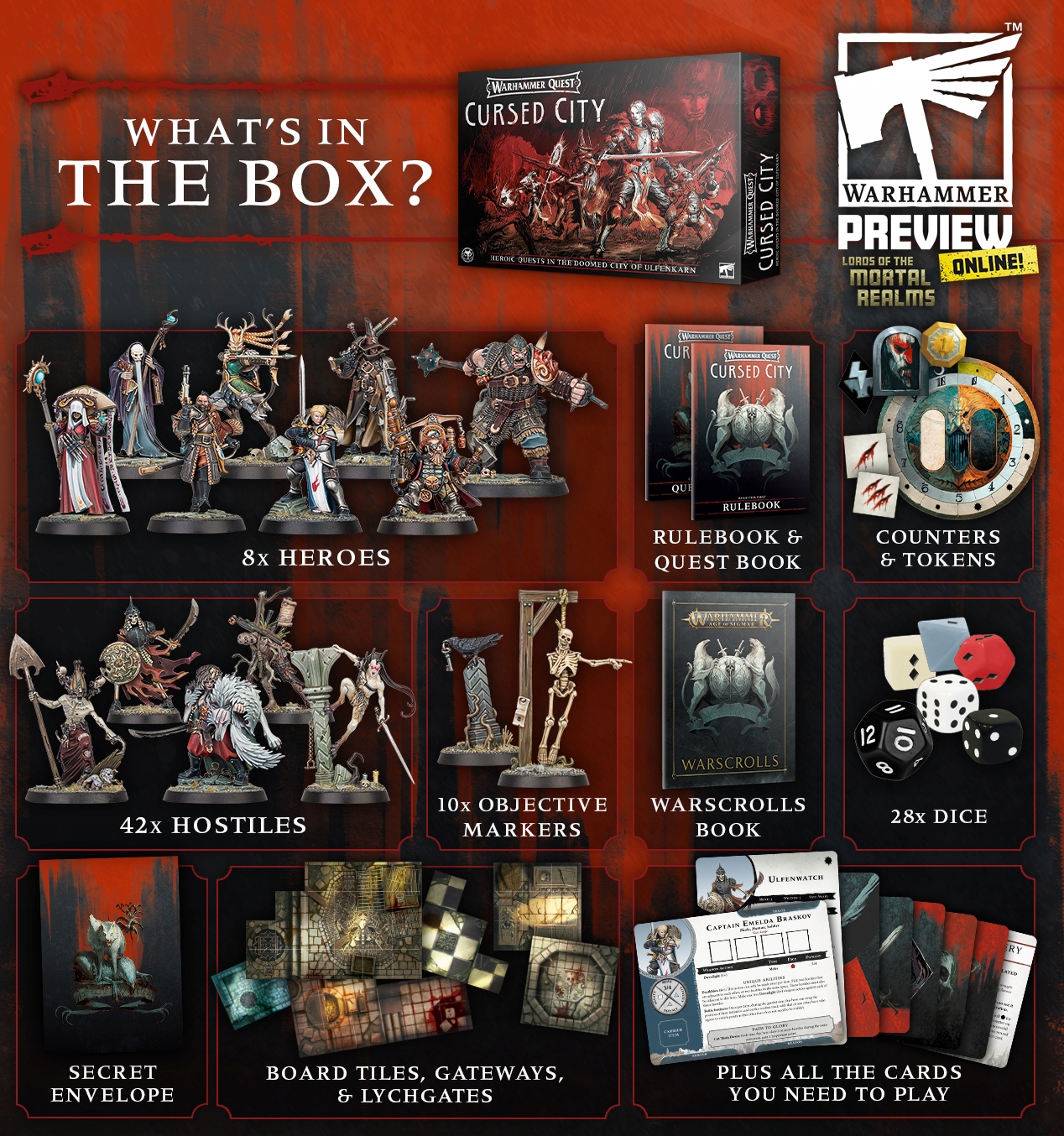 WARHAMMER QUEST: CURSED CITY (ENGLISH) System Warhammer Age of Sigmar