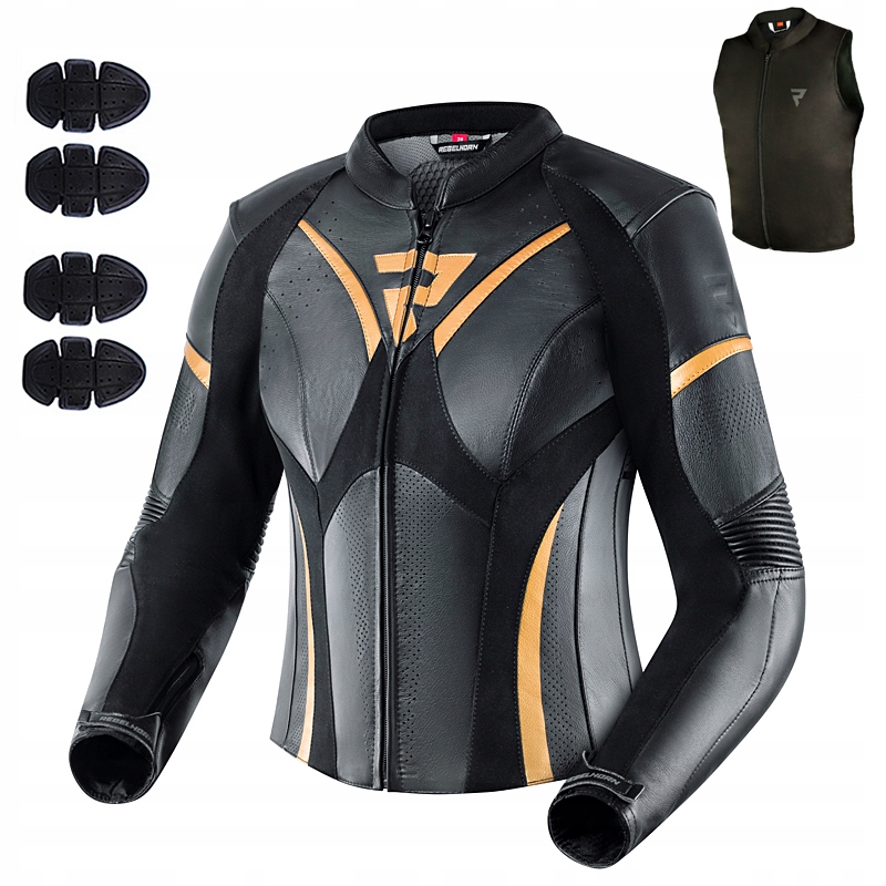 Dámska Motocyklová Bunda Z Kože Rebelhorn