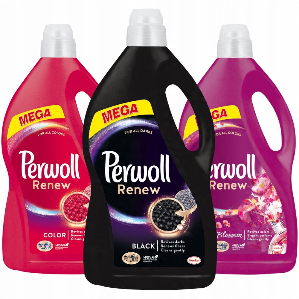 

Perwoll Renew Płyn do prania Zestaw MIX 3x 3,74l