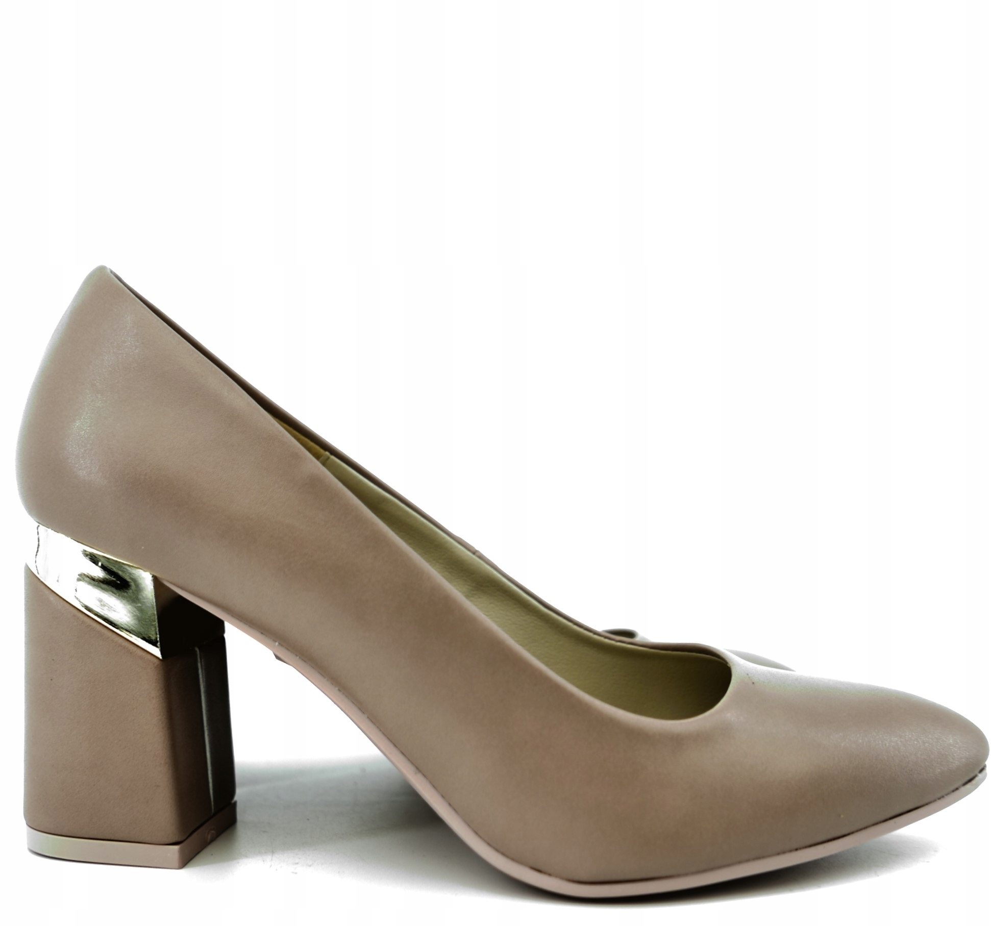 Aga But Polské Lodičky Béžové Eko Kůže R39