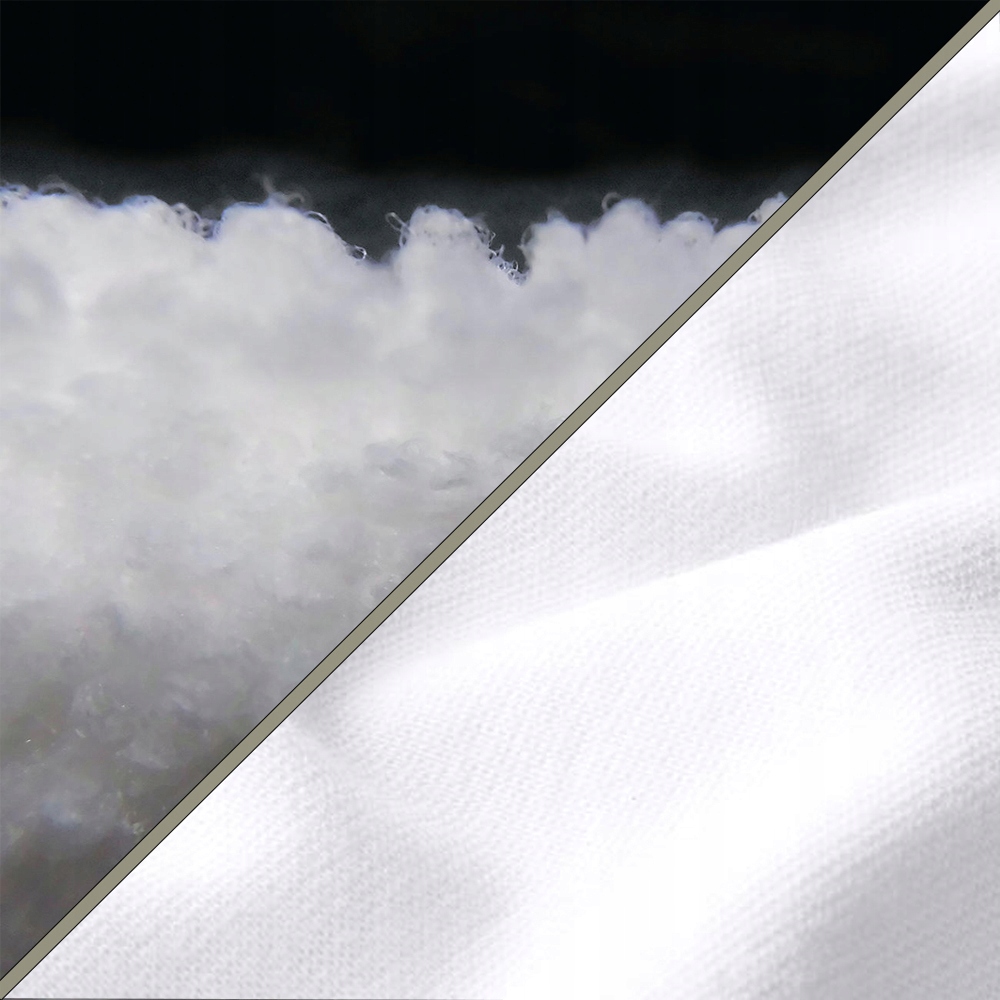 2szt Poduszka 70x80 Wygodna Duża Pikowana Zamek Długość 70 cm